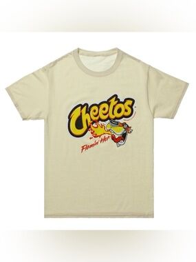 NWT Adult Flamin’ Hot Cheetos Graphic  T-Shirt Chester Cheetah Size Large